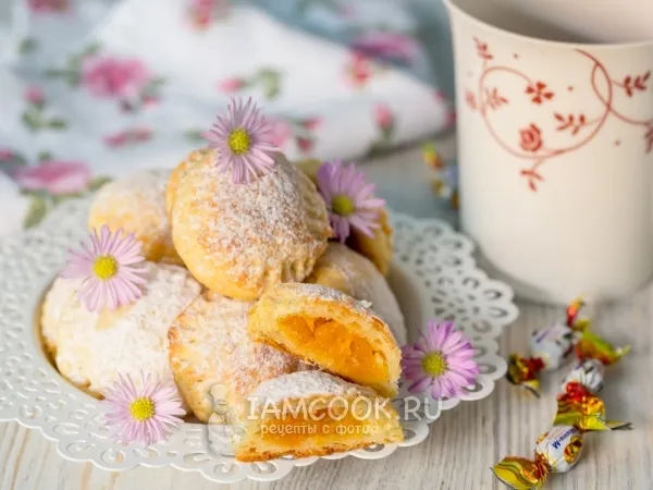 Фото блюда: Творожное печенье с курагой