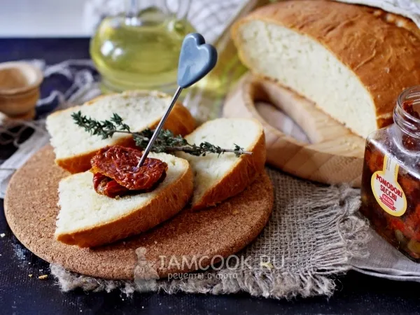 Фото готового блюда: Хлеб на оливковом масле