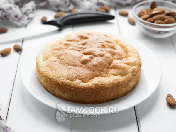 Фото блюда: Кето бисквит из миндальной муки без сахара