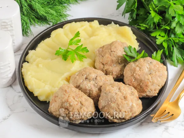 Фото блюда: Мясные кнели из говядины (паровые)