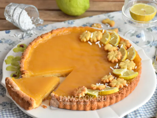 Фото готового блюда: Лимонная кростата