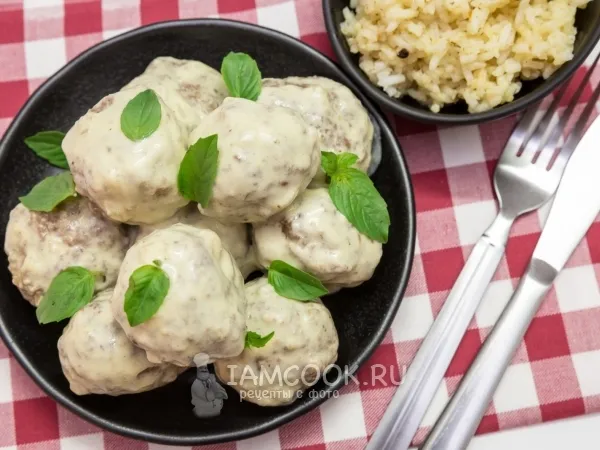 Фото готового блюда: Фрикадельки из говядины