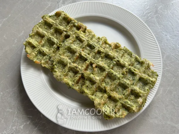 Фото готового блюда: Венские вафли из брокколи
