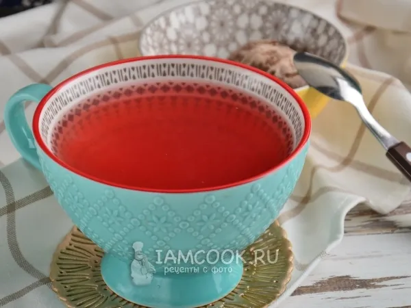 Фото блюда: Чай с клюквой и имбирем