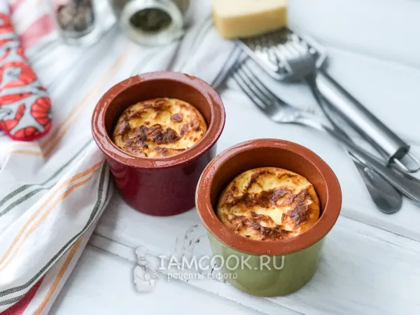 Фото блюда: Творожно-сырное суфле