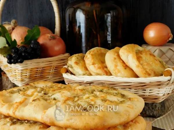 Фото блюда: Луковая лепёшка в духовке