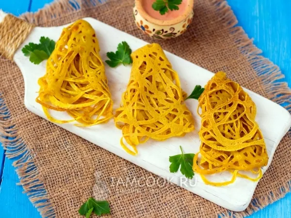 Фото готового блюда: «Роти Джала» - малазийские кружевные блины