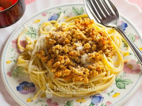 Фото блюда: Куриный соус болоньезе