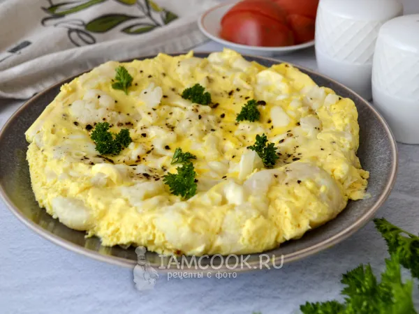 Фото блюда: Запеканка из цветной капусты в мультиварке