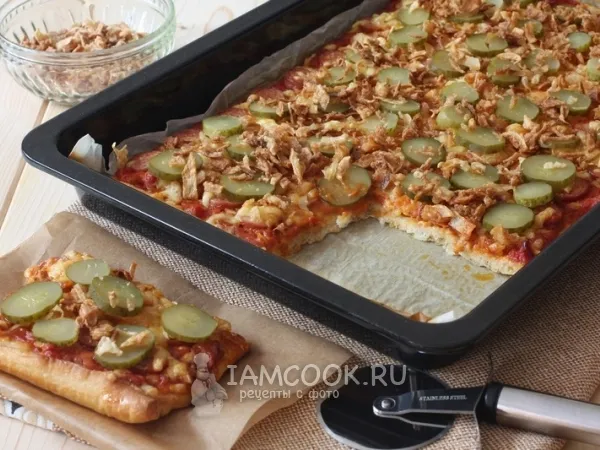 Фото блюда: Пицца «Хот-дог»