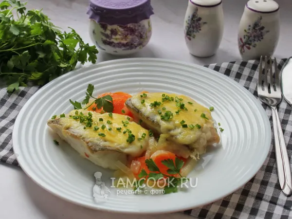 Фото блюда: Судак под соусом Бешамель