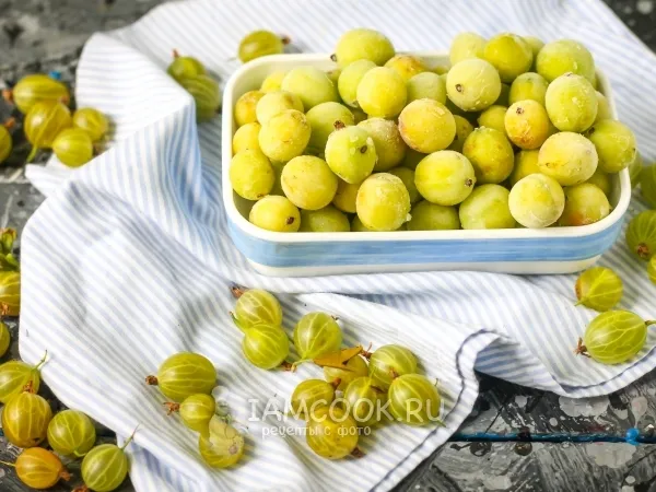 Фото блюда: Заморозка крыжовника на зиму