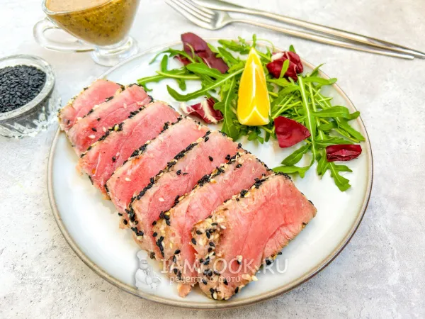 Фото блюда: Татаки из тунца