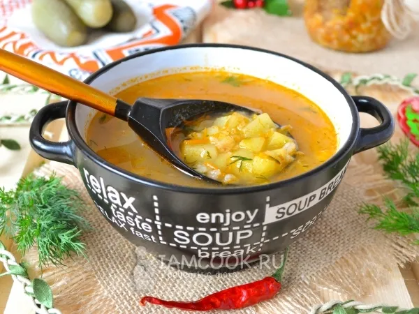 Фото готового блюда: Домашний рассольник