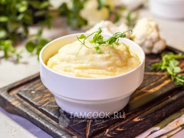 Фото блюда: Пюре из цветной капусты и кабачка