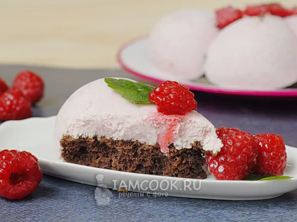 Фото готового блюда: Малиновый мусс для торта