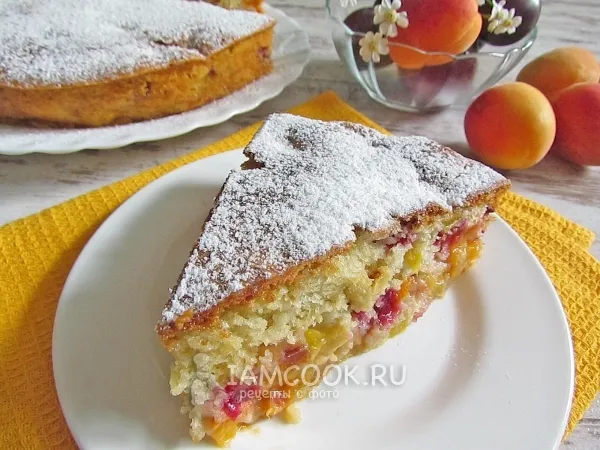 Фото готового блюда: Фруктовая шарлотка