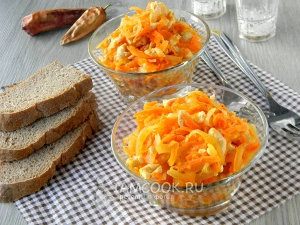 Фото готового блюда: Хе из курицы