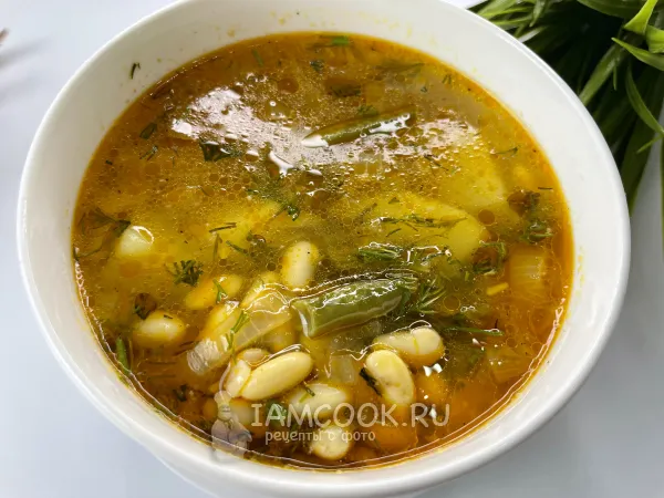 Фото готового блюда: Суп из соевых бобов