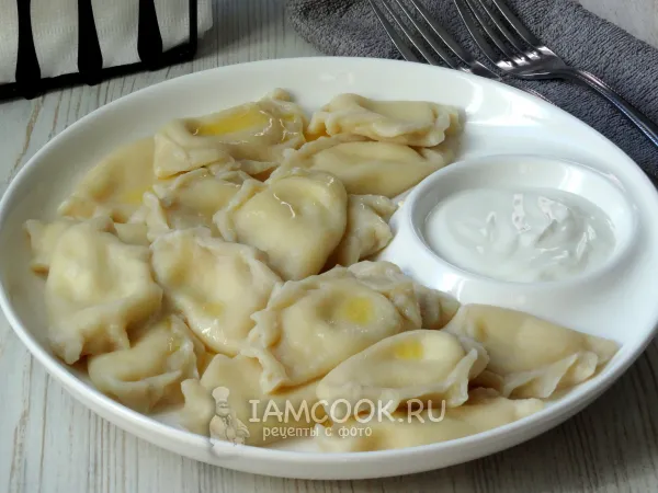 Фото блюда: Вареники с творожным сыром