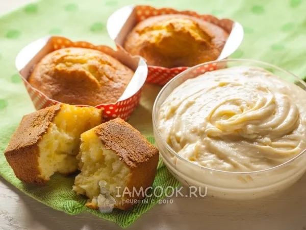 Фото блюда: Творожное тесто для кексов