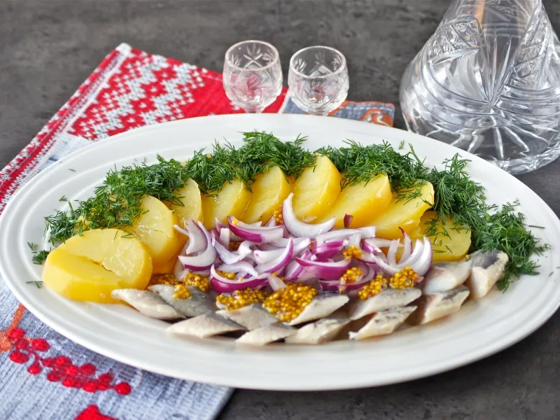 Фото блюда: Селедка по-русски