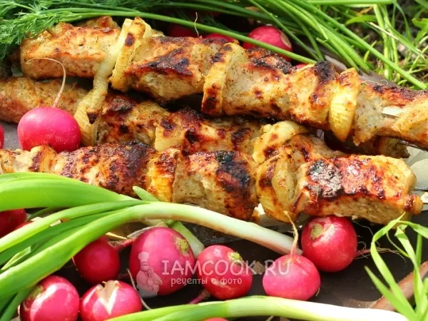 Фото блюда: Шашлык из свинины в майонезе