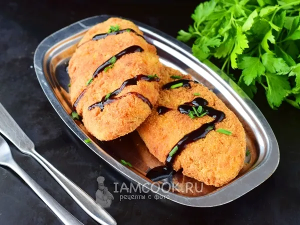 Фото готового блюда: Морковные котлеты как в детском саду