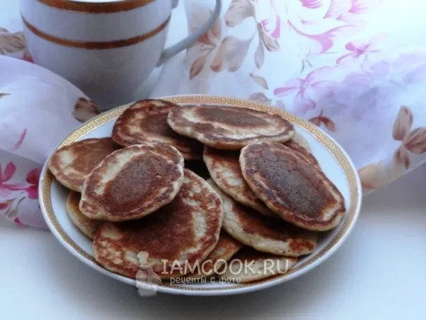 Фото блюда: Овсяные оладьи на ряженке