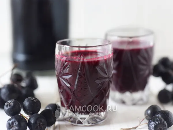 Фото блюда: Настойка из черноплодной рябины без алкоголя
