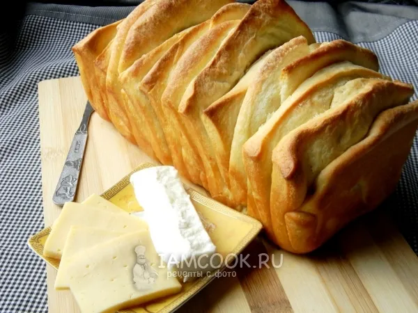 Фото готового блюда: Итальянский хлеб «Гармошка»