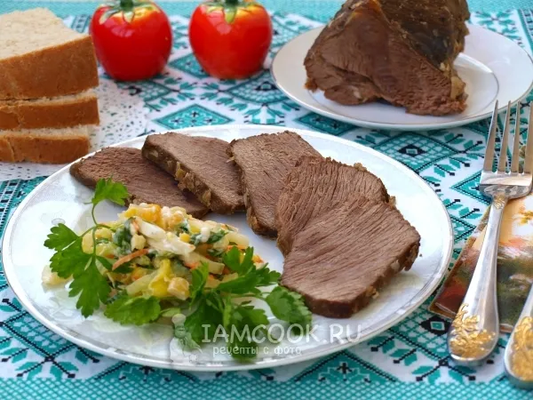 Фото блюда: Говядина, запечённая в духовке (в фольге)