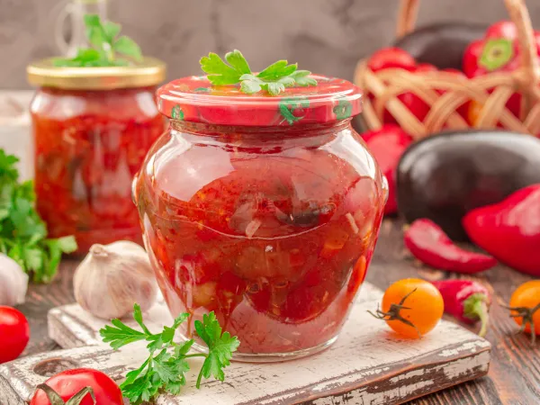 Фото блюда: Салат «Анкл Бенс» из баклажанов