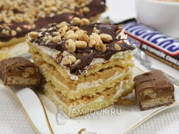 Фото блюда: Торт «Воздушный сникерс»