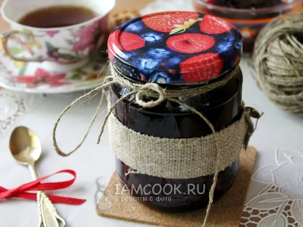 Фото блюда: Чёрная смородина без сахара на зиму