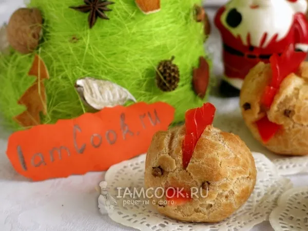 Фото блюда: Профитроли закусочные «Цыплята»