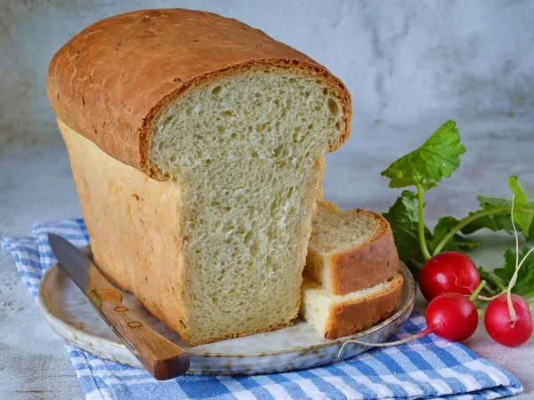 Фото готового блюда: Хлеб с кабачком (на дрожжах)