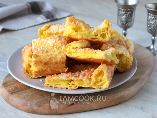 Фото готового блюда: Лепешки из заварного теста в духовке