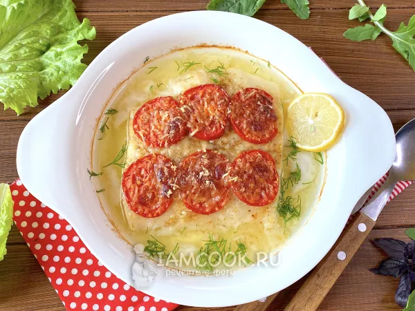 Фото блюда: Филе палтуса в духовке