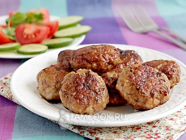 Фото блюда: Мясные биточки из фарша