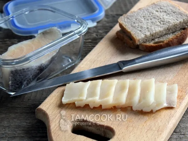 Фото блюда: Засолка масляной рыбы