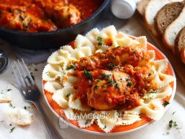 Фото блюда: Куриные ножки в томатном соусе