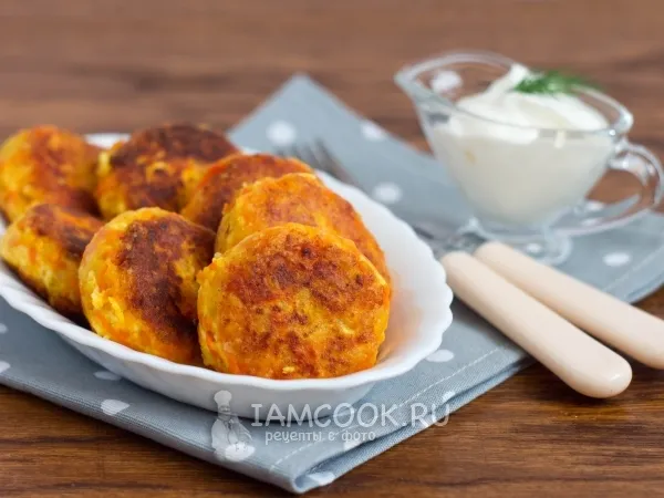 Фото блюда: Морковно-картофельные котлеты