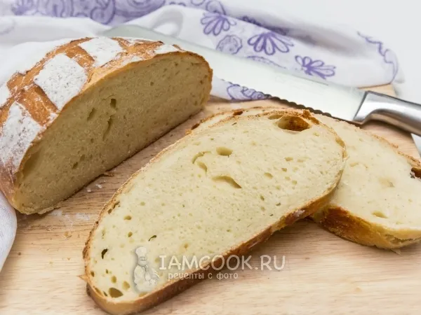 Фото готового блюда: Дрожжевой хлеб на сметане в духовке