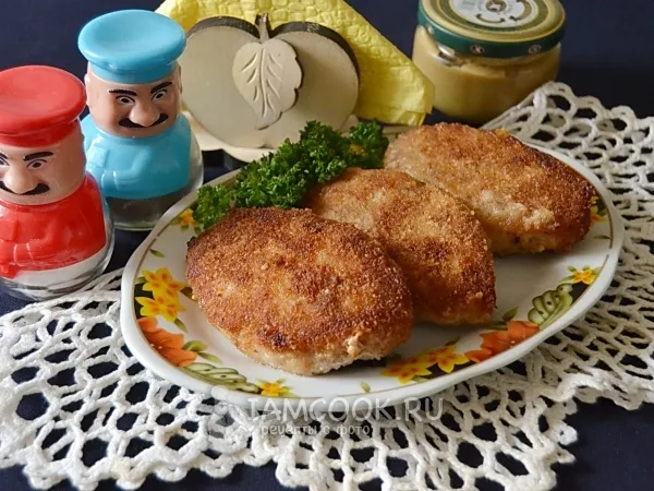 Фото готового блюда: Котлеты из индейки в мультиварке