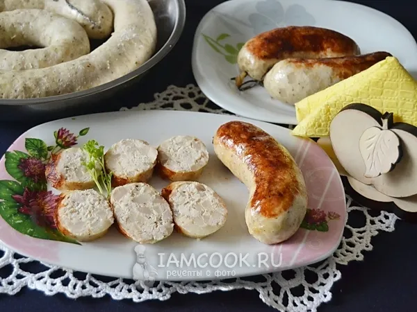 Фото готового блюда: Колбаса из курицы в домашних условиях