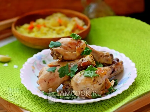 Фото блюда: Жареная курица в мультиварке