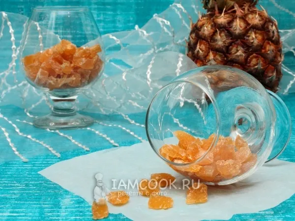 Фото готового блюда: Цукаты из ананаса