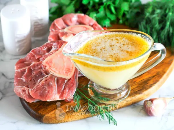 Фото блюда: Маринад для говядины в духовке (+запекание мяса)