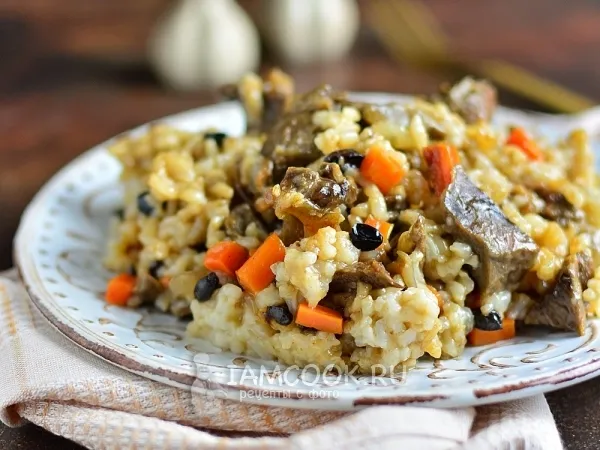 Фото готового блюда: Плов с телятиной в мультиварке